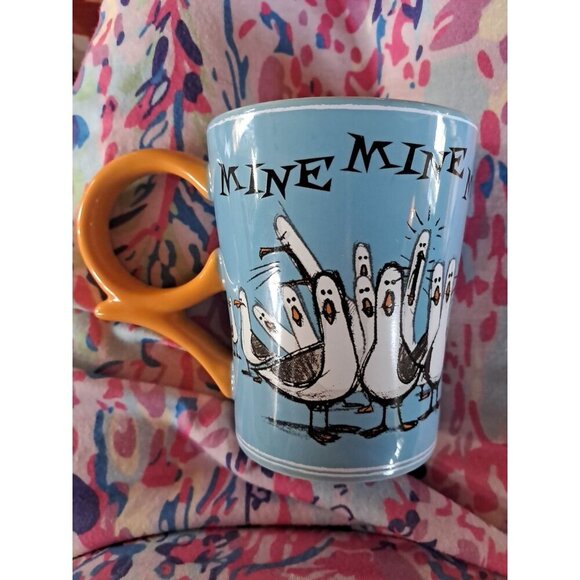 Disney Pixar Finding Nemo Mine Mine Mine Seagulls Coffee Mug Tea Cup Disney Park - Picture 1 of 2
